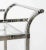 Chrome Modern Chrome & Glass 2-Tiered Bar Cart For Sale - Image 8 of 12
