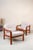 These two armchairs from the danish manufacturer komfort combine generous seating comfort with a beautifully crafted...