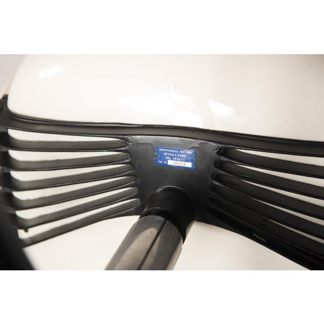 Swivel Wheeled Office Chairs attributed to Osvaldo Borsani for Tecno, 1980s, Set of 5 For Sale - Image 12 of 18