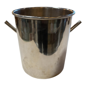 1970s Stainless Steel Ice Bucket With Side Handles