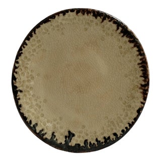 Wheel-Thrown Plate For Sale
