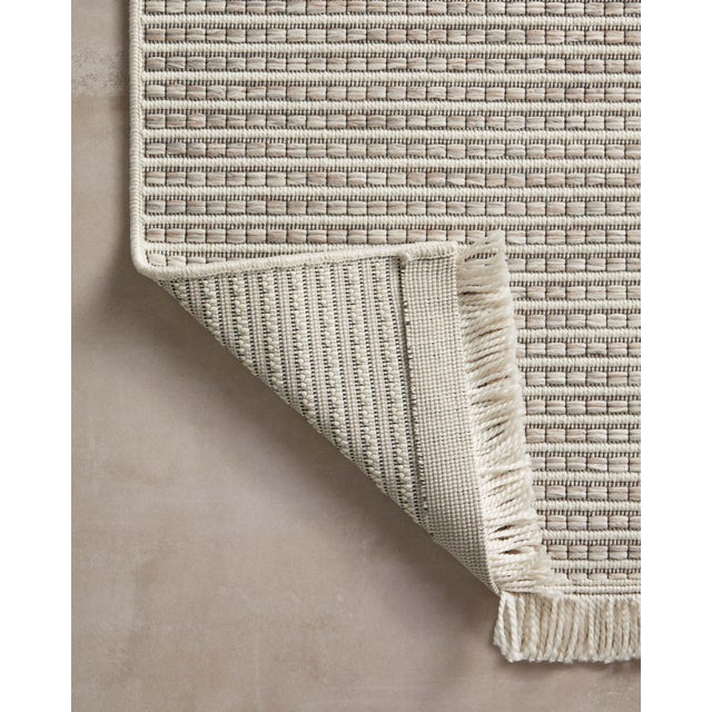 2020s Amber Lewis x Loloi Malibu Ivory / Dove 3'-9" x 5'-9" Accent Rug For Sale - Image 5 of 6