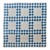 1940s Indigo and White Double Irish Chain Antique Quilt - For Sale