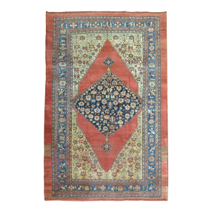 Zabihi Collection Large Scale Tribal Persian Bidjar Room Size Rug