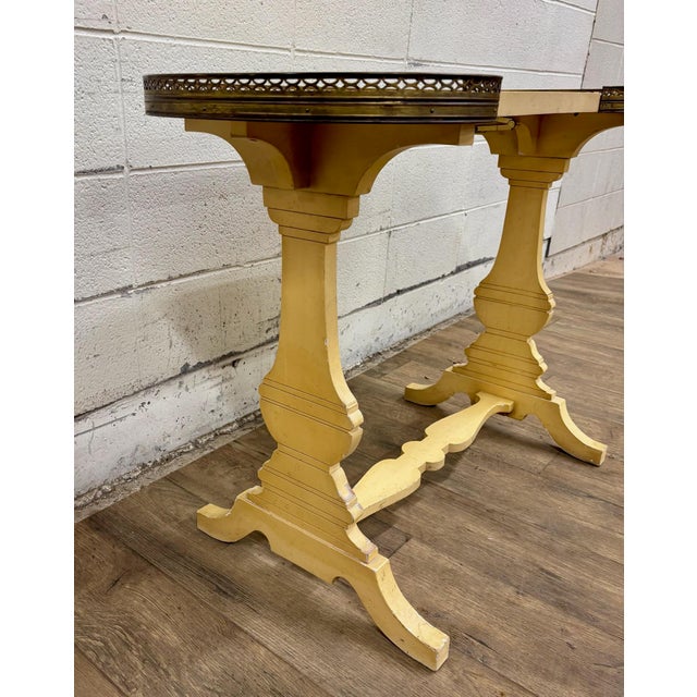 Vintage French Louis XV Style Kidney Shaped Writing Desk Center Table Vanity For Sale - Image 11 of 12
