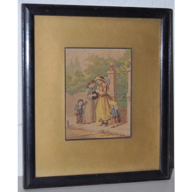 Traditional Early 20th Century European Hand Colored Prints - A Pair For Sale - Image 3 of 6
