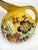 Yellow Pitcher with Floral Pattern, 1980s For Sale - Image 6 of 14