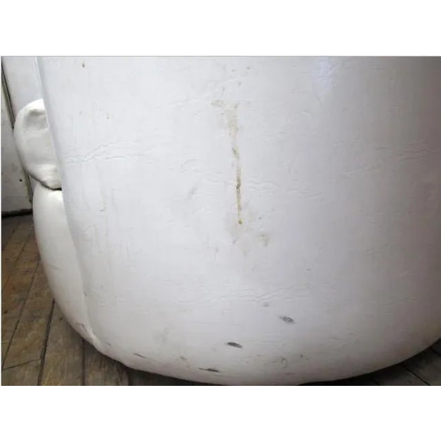 Round Mid-Century Club Chair For Sale - Image 4 of 7