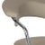 Naomi Desk Chair in Grey & Silver For Sale - Image 4 of 5