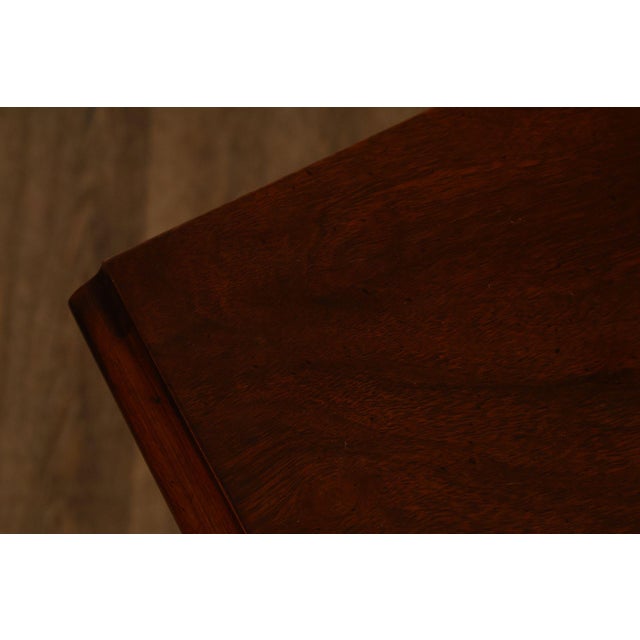 Henredon Chinese Chippendale Style Pair of Mahogany Bombe Chests For Sale - Image 11 of 18