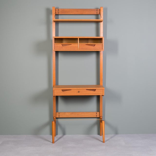 Modular Wall Unit in Teak from Brodrene Jatog Mobelfabrik, 1960s For Sale - Image 10 of 15