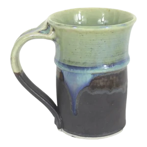 Vintage Signed Eva Mlcak Studio Pottery Coffee Mug