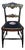 Antique Victorian Style Floral Decorated Grain Painted Side Chair For Sale