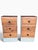 Vintage Handmade Solid Wood Pair of Nightstands Refinisfed in Walnut and Sage Green For Sale - Image 4 of 9