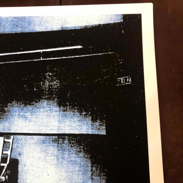 American 1990s After Andy Warhol "Electric Chair" Lithograph For Sale - Image 3 of 11