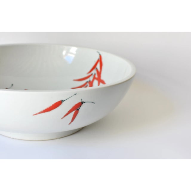 Red Pepper Ceramic Sink For Sale - Image 11 of 13
