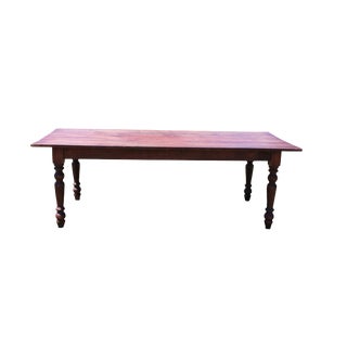 Large Rustic Farm Table For Sale