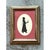 Early 20th Century Vintage Silhouette Portrait of Woman in Gold Frame For Sale - Image 5 of 12