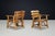 Sculptural Oak Armchairs, France, 1950s, Set of 2 For Sale - Image 15 of 17