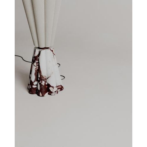 Bouquet Lamp L in Red Marble and Stone by Esther Knopfler For Sale - Image 12 of 18