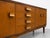 Wood Extra Long Mid Century Modern Teak + Rosewood Credenza / Sideboard by Bath Cabinet Makers, Made in England, C. 1960's For Sale - Image 7 of 18