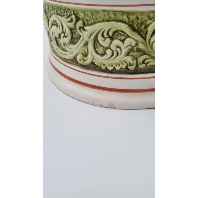 Cream Figure of Woman Picking Flowers in Ceramic by D. Poloniato, 1980s For Sale - Image 8 of 12