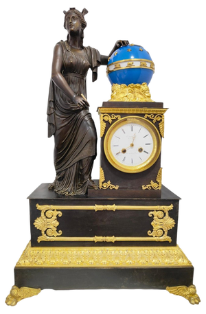 Empire Mantel Clock attributed to H. Robert-Horloger De La Reine, Paris, 1820