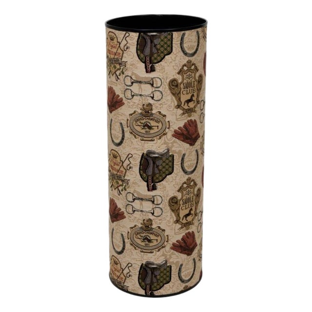 Royal Dressage Tapestry Umbrella Stand For Sale