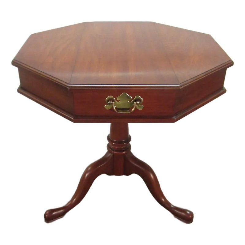Henkel Harris Thomas Jefferson Solid Cherry Lamp Table