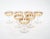 Gold Val Saint Lambert Set of 12 Gilt Gold-Decorated Champagne Coupe Glass Service For Sale - Image 8 of 13