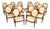 Louis XVI Style Set Of 16 Oval Back Dining Chairs For Sale