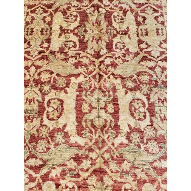 Vintage 13 Ft. Traditional Hand Made Knotted Wide Runner Rug - 6′ × 13′5″ - Size Cat. 6x9 For Sale - Image 4 of 4