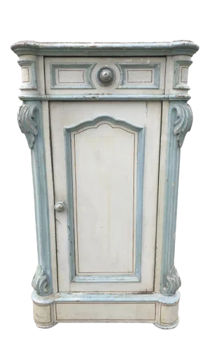 19th Century Antique French Country Painted Cabinet