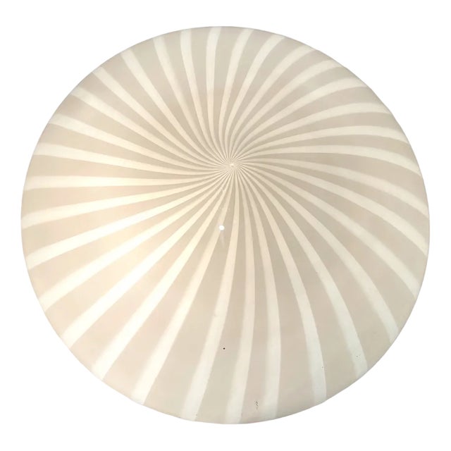 Murano Glass Flush Mount by Venini Paolo, 1960s For Sale