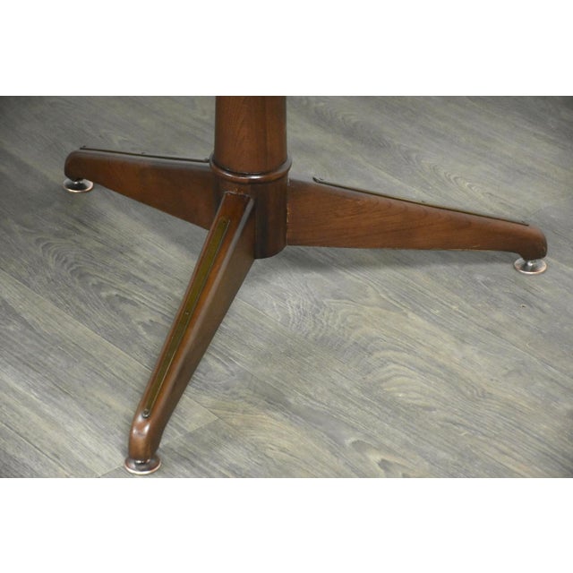 1960s 1960s Refinished Walnut Dining Table by Kent Coffey Perspecta For Sale - Image 5 of 8