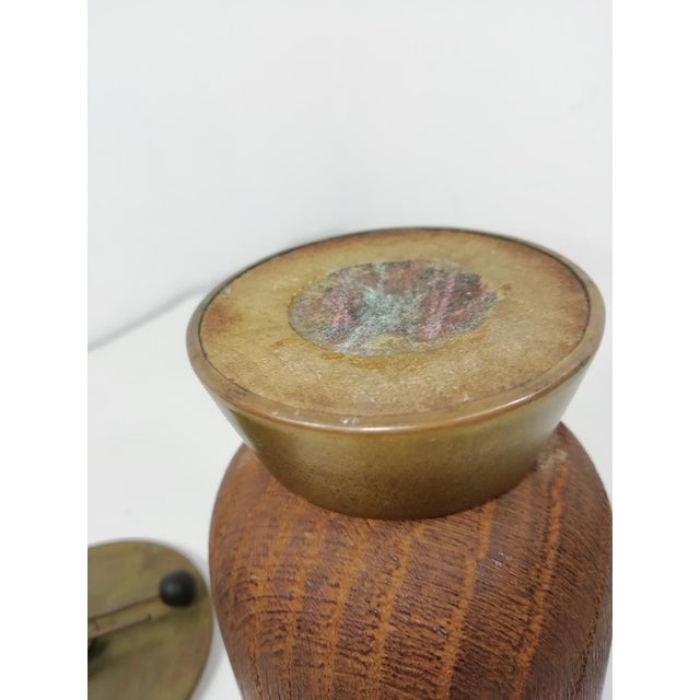 Wood Italian Cigarette and Matches Case from F.Lli Calderoni, 1951 For Sale - Image 7 of 14