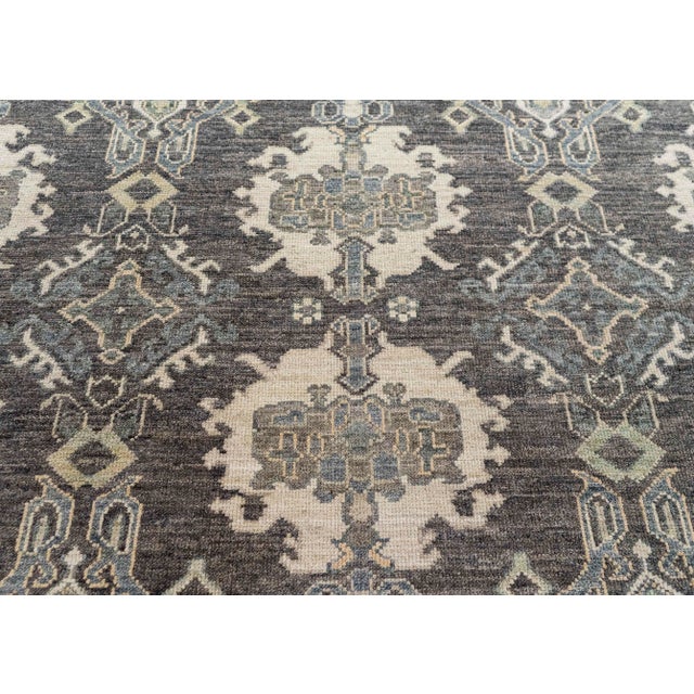 Turkish Oushak Rug 10'3" x 14'2" #20350 For Sale - Image 4 of 8