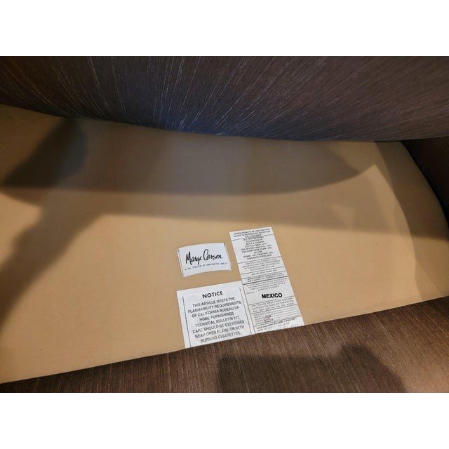 2010s Swivel Marge Carson Lana Chair and a Half For Sale - Image 5 of 7