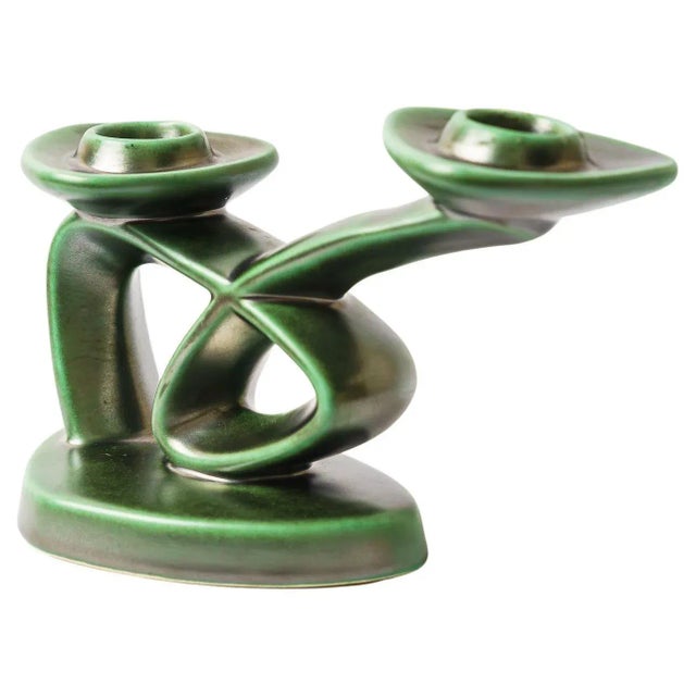 Ceramic Ceramic Candle Holder, Vienna, Around 1950s For Sale - Image 7 of 7