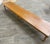 Vintage Mid Century Modern 84 Inch Solid Oak Bench For Sale - Image 11 of 12