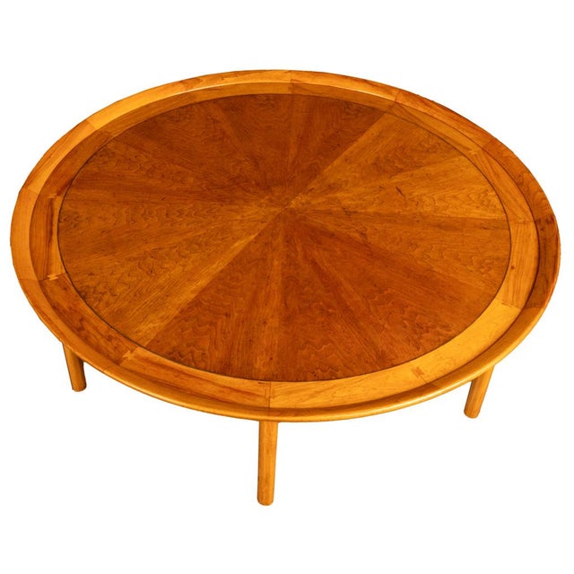 Tomlinson American Mid Century Modern 54" Circular Coffee Table by Tomlinson Sophisticate, 1959 For Sale - Image 4 of 13