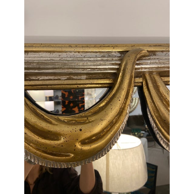 Wood LaBarge Trompe L’oeil Style Mirror For Sale - Image 7 of 8