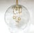 Brass 1970s Space Age Sputnik Pendant Light by Doria For Sale - Image 8 of 10