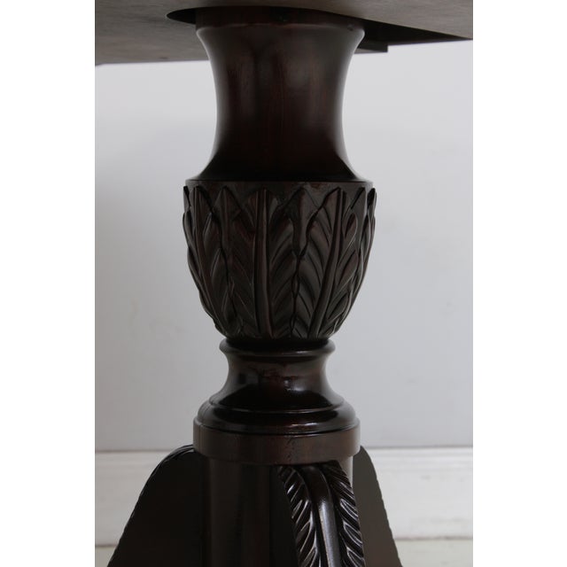 Stickley Banded Top Mahogany Dining Room Table For Sale - Image 9 of 17