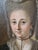 Realism Antique 18th Century Oil Painting Portrait of a Lady in Pearl Earrings For Sale - Image 3 of 12
