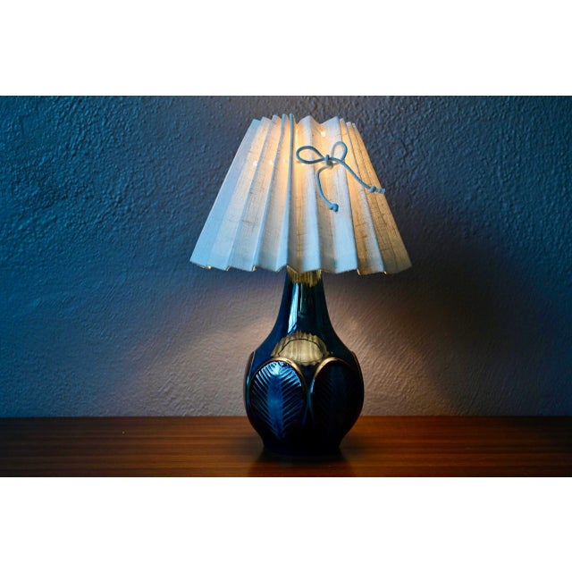 Danish Table Lamp in Ceramic from Søholm Stentøj, 1960s For Sale - Image 15 of 16