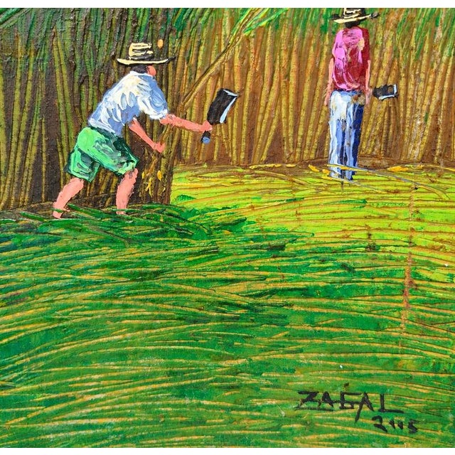Zagal, Sugarcane Cutting I, Canvas For Sale - Image 4 of 7