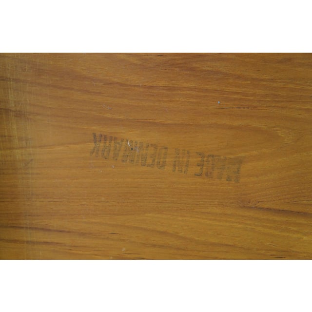 1960s Kai Kristiansen Danish Mid Century Modern Teak Interlocking Cube Trio Nesting Tables For Sale - Image 11 of 12