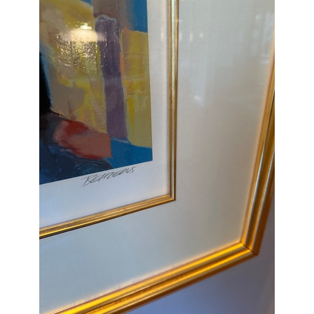 1992 Howard Behrens "Morning in Venice" Framed Signed Serigraph on Paper For Sale - Image 9 of 11