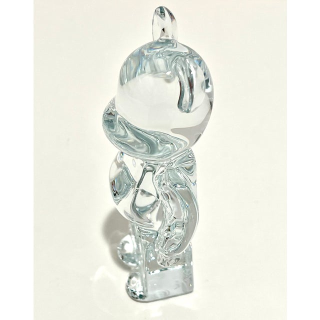 Baccarat Baccarat Be@rbrick Clear Crystal Figurine Created in Collaboration With Japanese Brand Medicom For Sale - Image 4 of 9